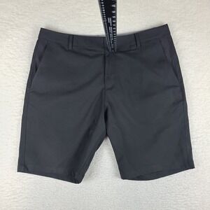 PUMA Shorts Mens 38 Black Solid 10" Inseam Hybrid Chino Performance Golf